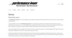 Desktop Screenshot of performanceloops.com