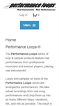 Mobile Screenshot of performanceloops.com